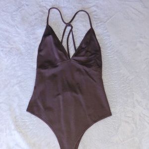 Fashionnova Mauve Bodysuit